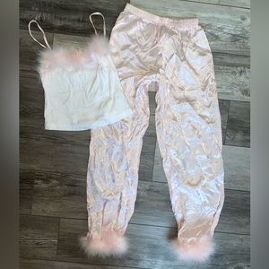Vintage “Hands Up” Pajama Set